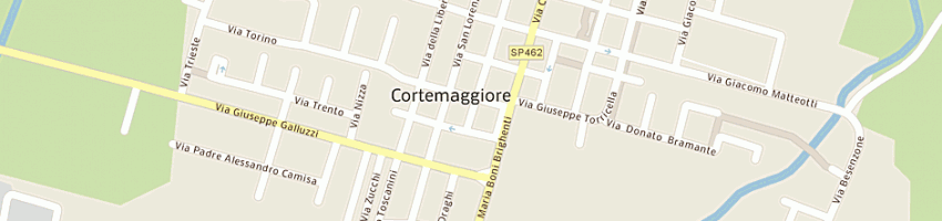 Mappa della impresa impresa verde piacenza srl a CORTEMAGGIORE