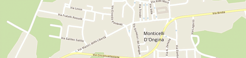 Mappa della impresa burgazzi franco a MONTICELLI D ONGINA