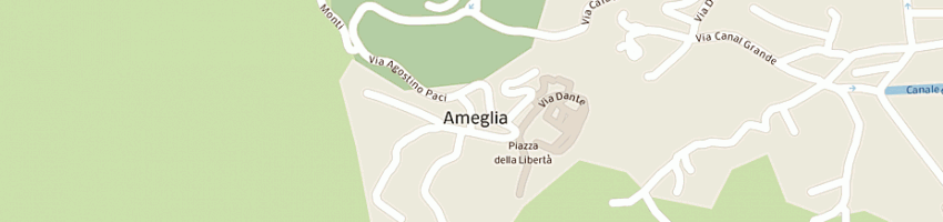 Mappa della impresa ristorante stella del magra a AMEGLIA