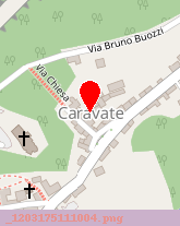 posizione della PROTEZIONE CIVILE-COMUNE DI CARAVATE