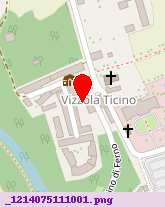 posizione della COMUNE DI VIZZOLA TICINO