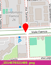 posizione della CONDOMINIO DI VL FAENZA 26