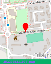 posizione della COMUNE DI TRIBIANO-BIBLIOTECA COMUNALE