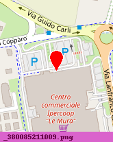 posizione della CENTRO COMMERCIALE LE MURA