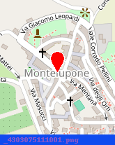 posizione della COMANDO POLIZIA MUNICIPALE DI MONTELUPONE