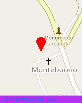 posizione della CONUNE DI MONTEBUONO