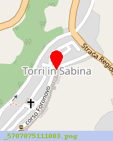 posizione della COMUNE DI TORRI IN SABINA