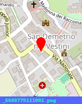 posizione della MUNICIPIO DI S DEMETRIO NE' VESTINI