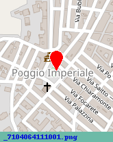 posizione della POSTE ITALIANE - UFFICIO POSTALE DI POGGIO IMPERIALE