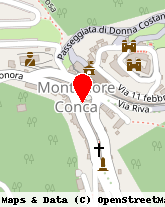 posizione della LOCANDA DELLA CORONA